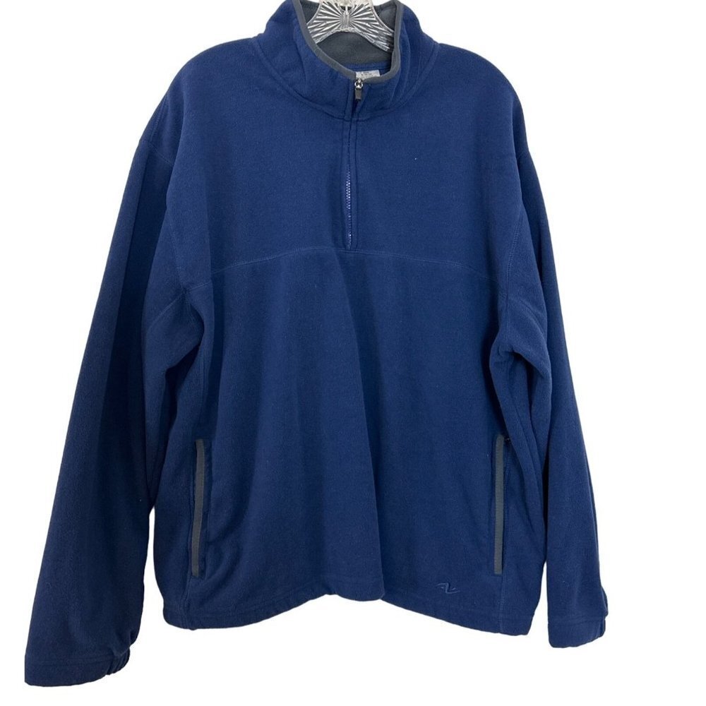 Men’s Althetic Works Sweatshirt Jacket Collared Blue 46/48 Sku 2650